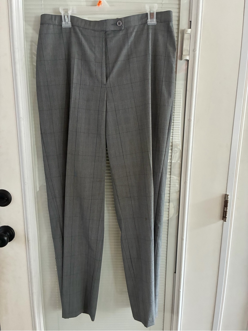 Kim Rogers Gray Plaid Trousers